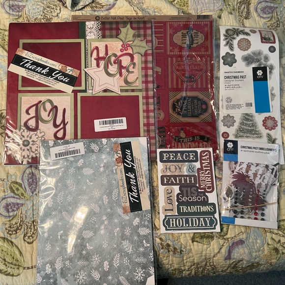 Creative Memories Other - Large lot of scrapbooking supplies for Christmas scrapbooks!